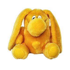 Vintage Kodak Camera Film Kolorkins 9" Plush Yellow Bunny Rabbit "Snap"  1989